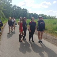 Turistika se sluncem nad hlavou