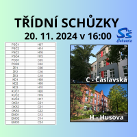 TŘÍDNÍ SCHŮZKY