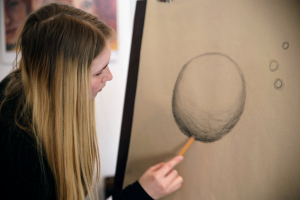 Na jeden den malířkou