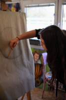 Na jeden den malířkou