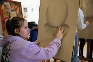 Na jeden den malířkou