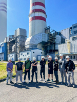 Naši elektrikáři v Dětmarovicích!