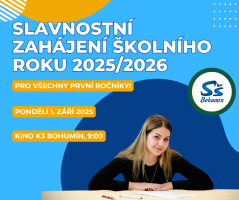 Slavnostní zahájení školního roku 2025/2026
