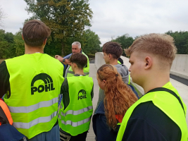 Exkurze žáků PD2 na ochrannou hráz v Bohumíně – Pudlově