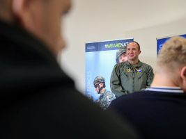 Prestižní beseda žáků naší školy s piloty bombardéru B-52