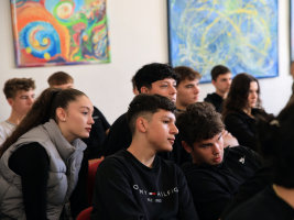 Prestižní beseda žáků naší školy s piloty bombardéru B-52