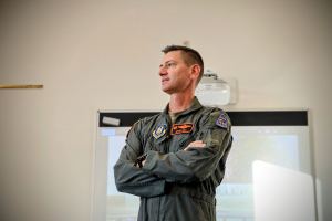 Prestižní beseda žáků naší školy s piloty bombardéru B-52