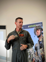 Prestižní beseda žáků naší školy s piloty bombardéru B-52