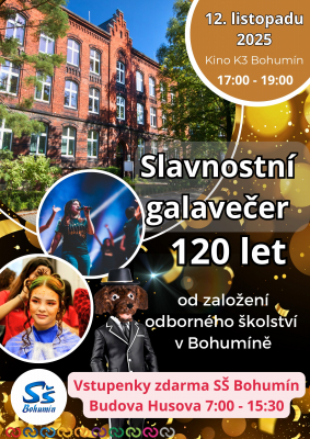 Slavnostní galavečer ke 120. výročí školy