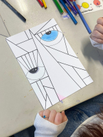 Kubistický vibe ve výtvarce