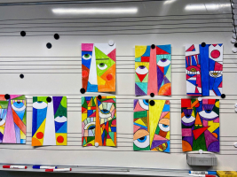 Kubistický vibe ve výtvarce