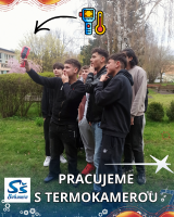Žáci PD1 vyrazili s termokamerou do okolí školy