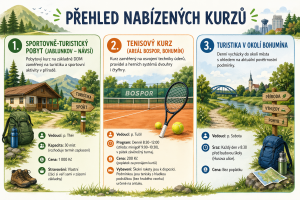 Přehled nabízených letních kurzů