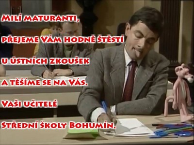 Hodně štěstí maturantům!