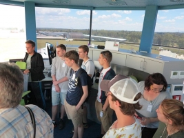 PD na návštěvě letiště