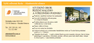 Vyšší odborné školy nabízí maturantům zajímavé obory studia