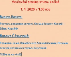 Začíná nový školní rok