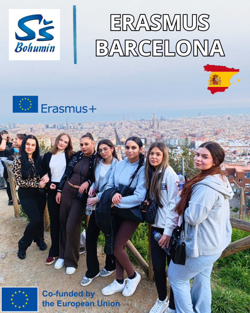SŠ Bohumín v Barceloně s projektem Erasmus+
